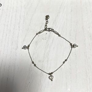 Brighton ankle bracelet- Heart theme. Beautiful
